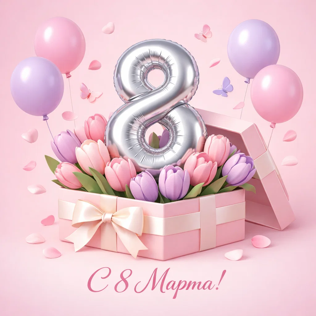 С праздником весны и красоты! 